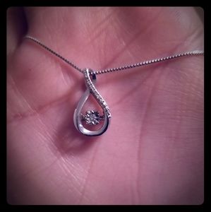 Beating heart necklace